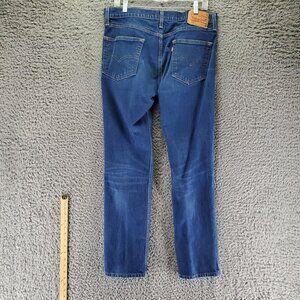 Levis Jeans Mens 34x32 Blue 511 Slim Fit Stretch Denim Classic 5-Pocket